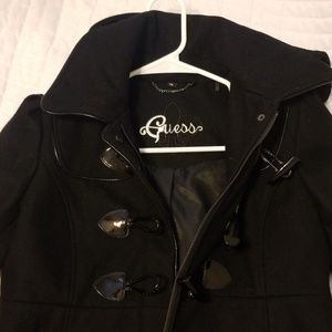 Guess black jacket Petite small Perfect condition